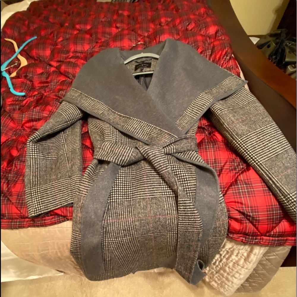 Lucky Brand Shawl Collar Wrap Coat New/Tags Medium